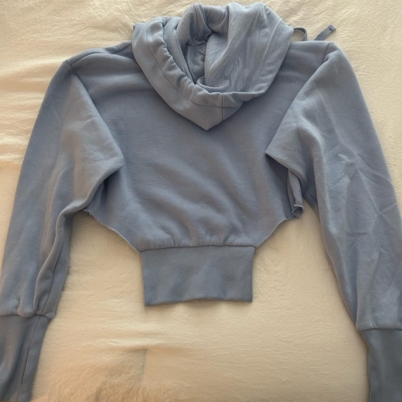 Zara Cropped Cutout Sweatshirt - Picture 3 of 3